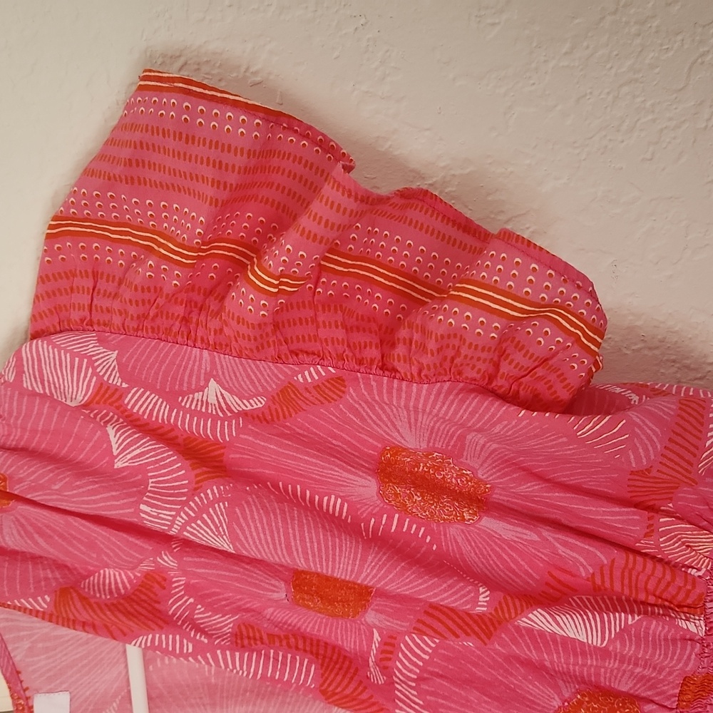 Bindu Milla Fuschia Floral Dress Size Small - Picture 10 of 15